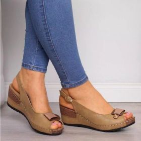Woman Sandals Retro Wedges Summer Wedge Sandals Female Casual Sewing Women Shoes Comfortable Ladies Sandalias vbn688