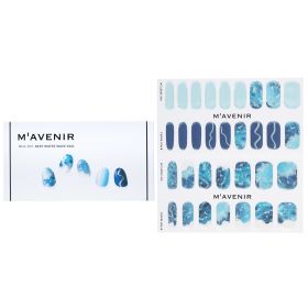 MAVENIR - Nail Sticker (Blue) - # Deep Water Wave Nail MHA-007 / 020635 32pcs