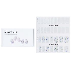 MAVENIR - Nail Sticker (White) - # Violeta Blooming Nail MHA-020 / 020598 32pcs