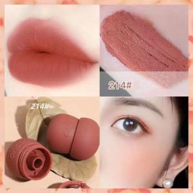 Lip Mud Jar Jelly Color Makeup Velvet Non Stick Cup Student Lipstick (Option: Style N)