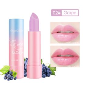 Jelly Color Changing Lipstick Moisturizing Color Changing Warm Lipstick (Option: Grape flavor)