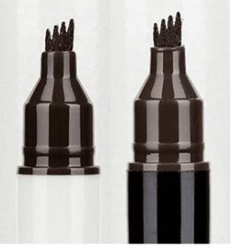 Double-headed Black Rod White Rod Eyebrow Pencil (Option: Millet-White pole)