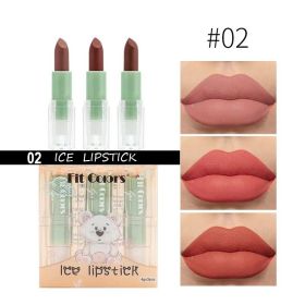 Matte Fog Easy To Color Lipstick Three Piece Suit (Color: Brown)