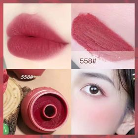 Lip Mud Jar Jelly Color Makeup Velvet Non Stick Cup Student Lipstick (Option: Style L)