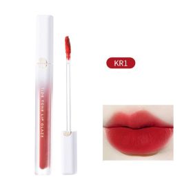 Air Lip Glaze Lip Mud Does Not Fade Does Not Stick To Cup Fog And Moisturizes For A Long Time (Option: Aqua red)